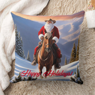 Jultomten Riding Horse Jul Kudde