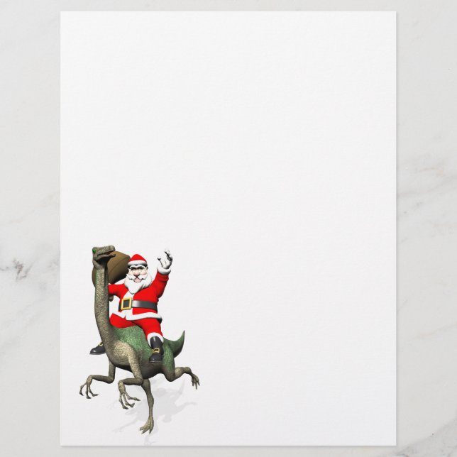 Jultomten Riding on Gallimus (Framsida)