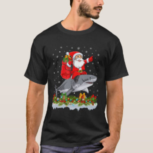 Jultomten Riding Underbar White Shark T Shirt