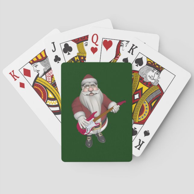 Jultomten Rockstjärna Kortlek (Baksidan)