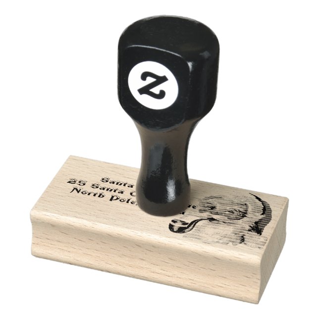 Jultomten Rökning av en pipe North Pole Alaska Stämpel (Stämpel)