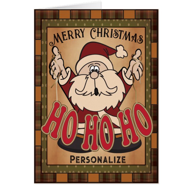 Jultomten-Roligten Hälsningskort (Framsidan)