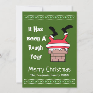 Jultomten Rough Year God jul Julkort