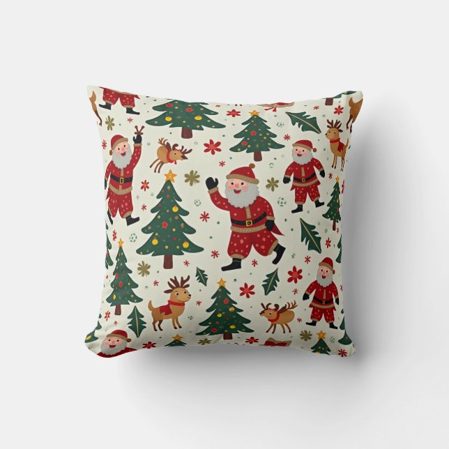 Jultomten Rudolph Cushion Kudde (Framsida)
