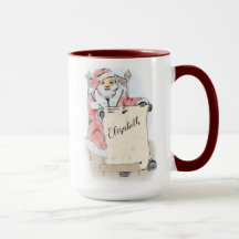 Jultomten Rulla Naughty Nice List Personlig