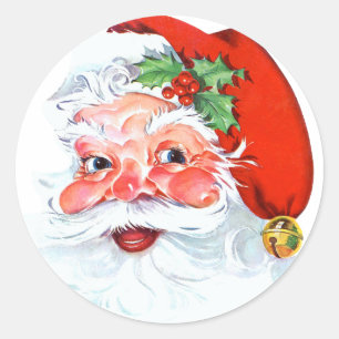 Jultomten Runt Klistermärke