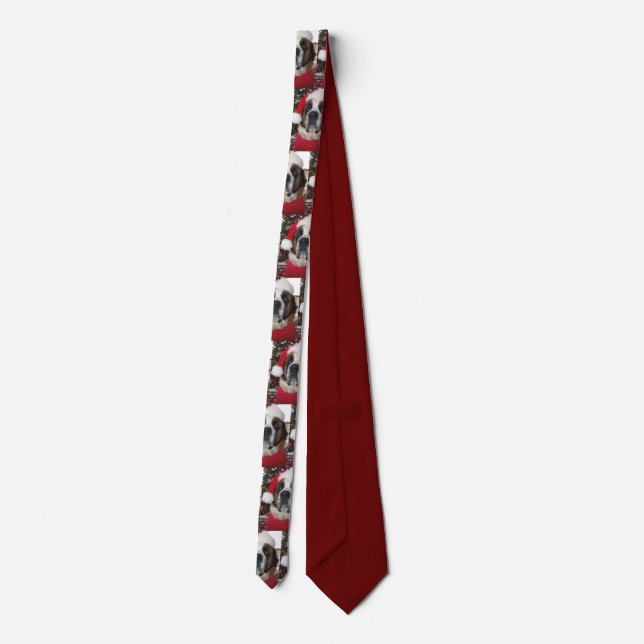 Jultomten Saint Bernard Neck Tie Slips (Baksida)