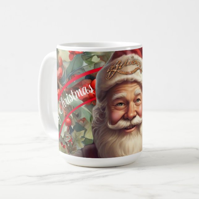 Jultomten Saint Nicholas jul Kaffemugg (Framsida vänster)