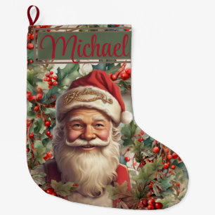 Jultomten Saint Nicholas jul Stor Julstrumpa