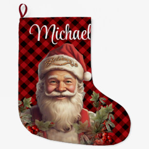 Jultomten Saint Nicholas jul Stor Julstrumpa
