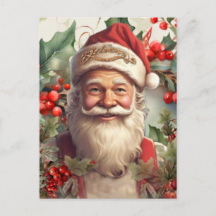Jultomten Saint Nicholas julkort Vykort