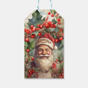 Jultomten Saint Nicholas Presentetikett