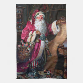 jultomten Santa Helgdag Kökshandduk