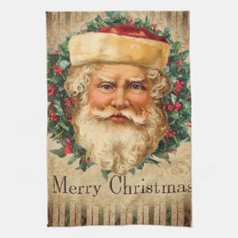 jultomten Santa Helgdag Kökshandduk