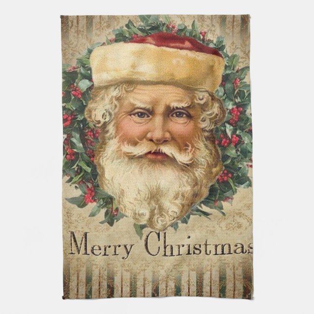 jultomten Santa Helgdag Kökshandduk (Vertikal)