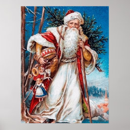 jultomten Santa Helgdag Poster