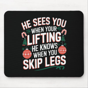 jultomten Santa Kärlek Leg Day - Uni-vuxnor Musmatta