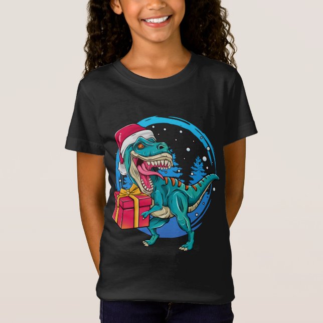 jultomten Saurus Rex T Shirt (Framsida)