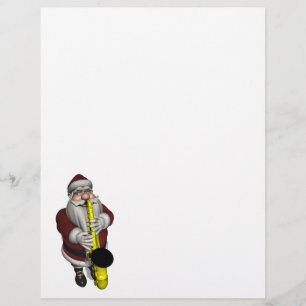 Jultomten Saxophone Player