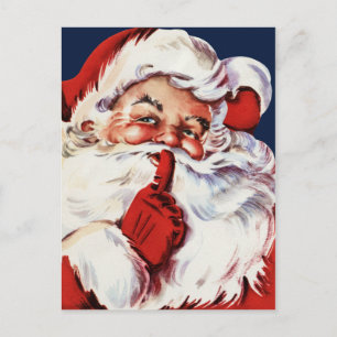 Jultomten Say SH-H-H Helg Vykort