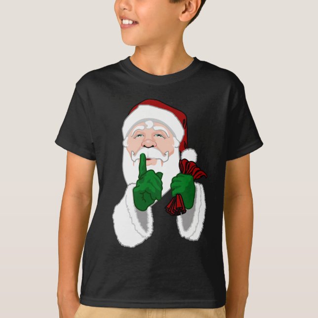 Jultomten Shirt Organic Roligt Kids Santa T-shirts (Framsida)