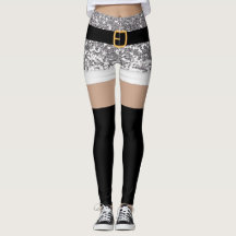 Jultomten Silver-glitter-lagarna