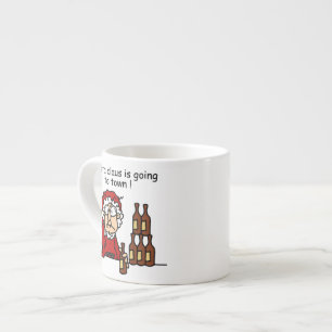 Jultomten ska till Town Espressomugg