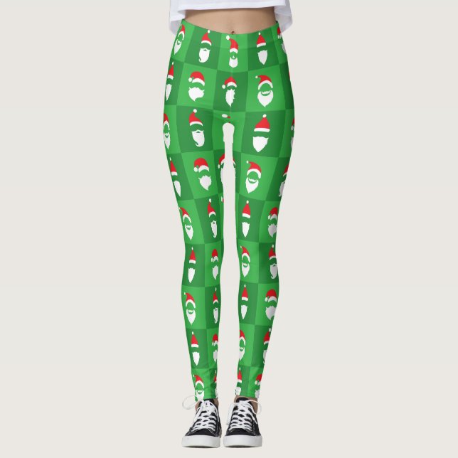 Jultomten skägg leggings (Framsida)