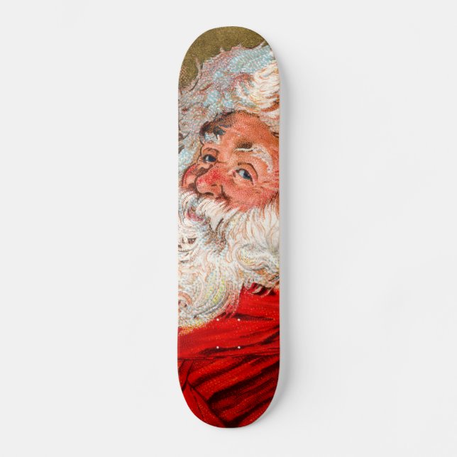 Jultomten Skateboard Bräda 21,5 Cm (Framsida)