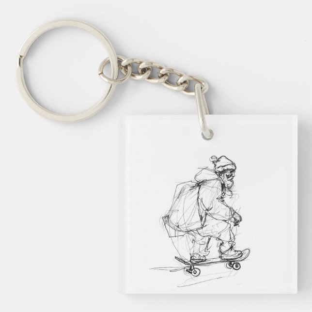 Jultomten Skateboarding med Presenter (Framsidan)