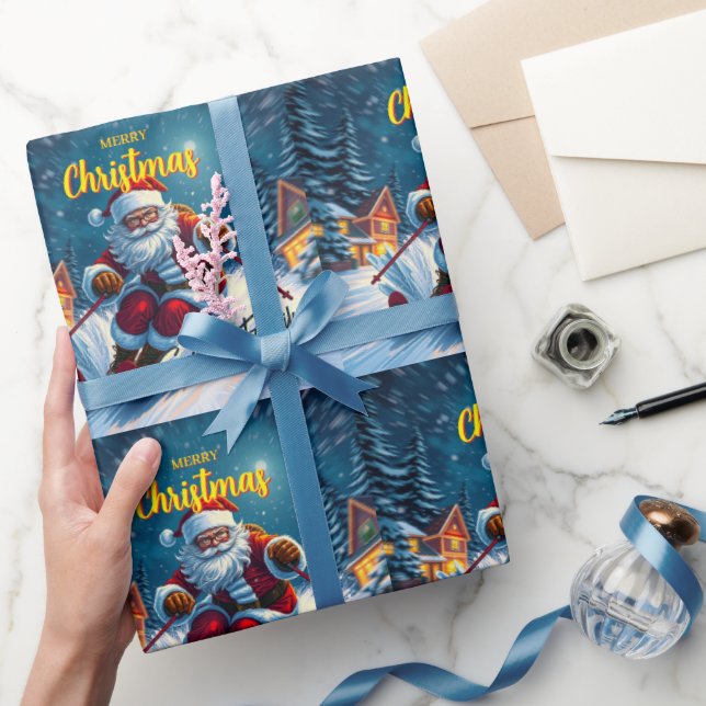 jultomten Ski Presentpapper (Gifting)
