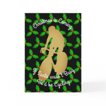 Jultomten skulle vara cykling