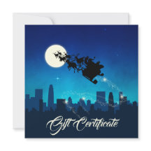 Jultomten Sleigh-kort för julgåva