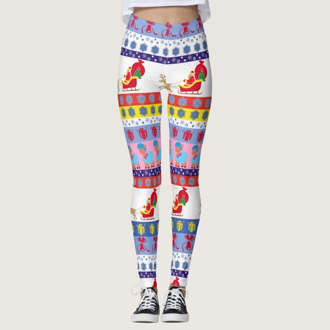Jultomten sleigh leggings (Framsida)