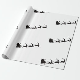 Jultomten Sleigh och Reindeer Presentpapper
