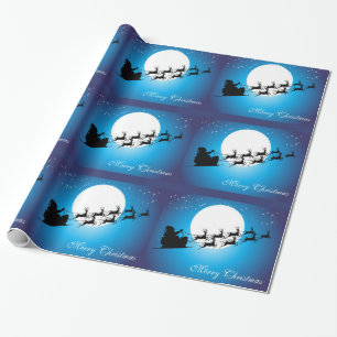 Jultomten, Sleigh & ren mot fullmånen Presentpapper