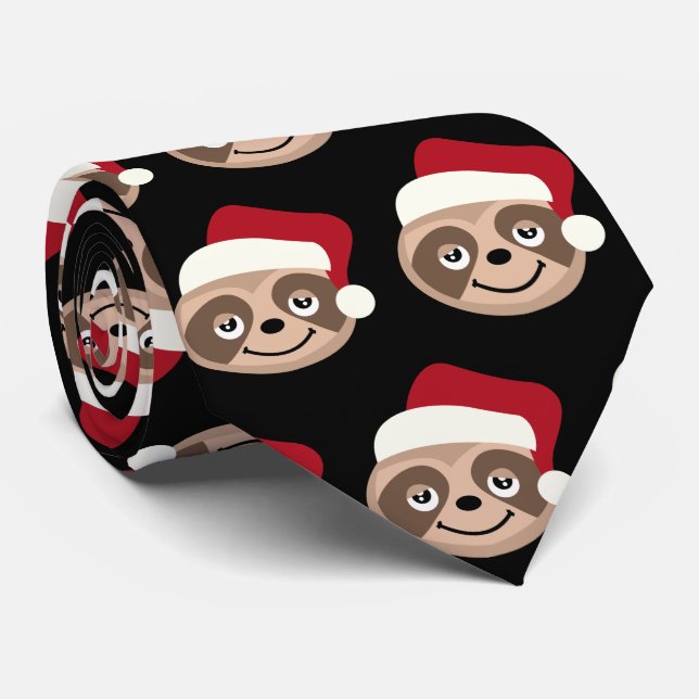 Jultomten Sloth Slothmas Julafton Tie Slips (Rullad)