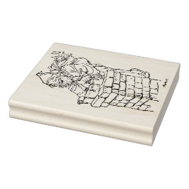 Jultomten som skorsten stämpel