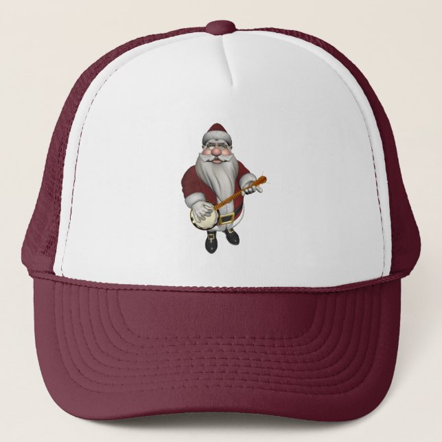 Jultomten Spela Banjo Keps (Framsida)