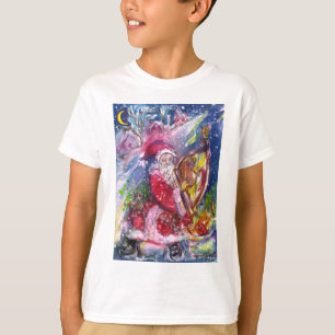 JULTOMTEN SPELAR HARP I MOONLIGHT-Julen Tee Shirt