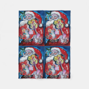 JULTOMTEN SPELAR VIOLIN jul Party Fleecefilt