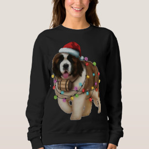 Jultomten, St Bernard, Saint Julafton, Hund T Shirt
