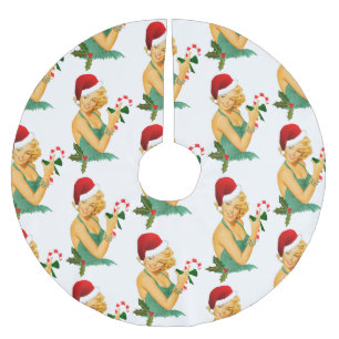 jultomten-stift julgransmatta borstad polyester