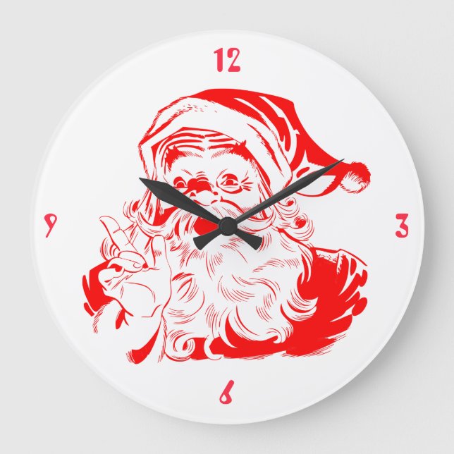 Jultomten Stor Klocka (Framsida)