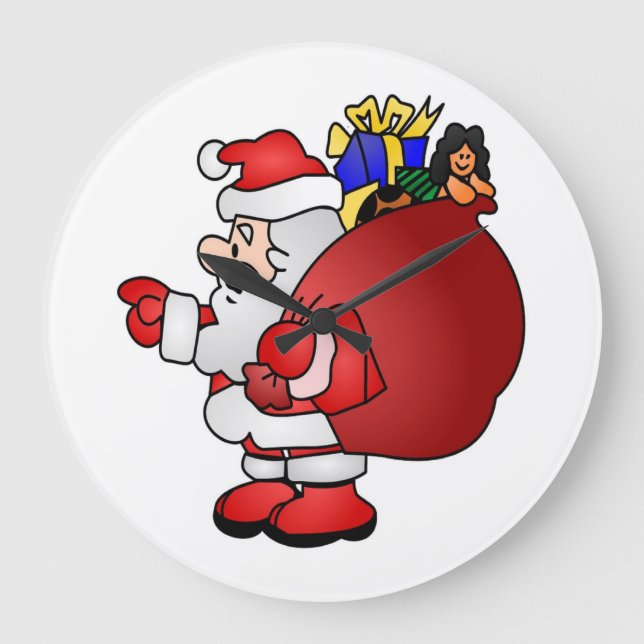 JULTOMTEN STOR KLOCKA (Framsida)