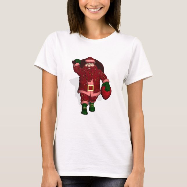 Jultomten Strawberry Farmer Tee Shirt (Framsida)