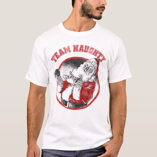 Jultomten - styggt lag t shirt (Framsida)