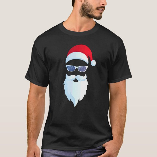 Jultomten Sunglass Hipster jul Manar T Shirt (Framsida)