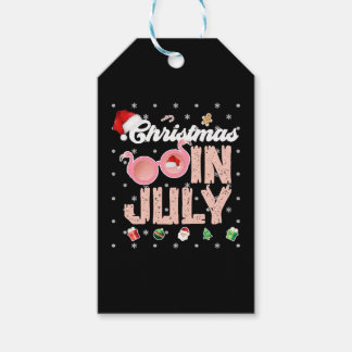 Jultomten Surfing Hawaiian Jul i juli Presentetikett