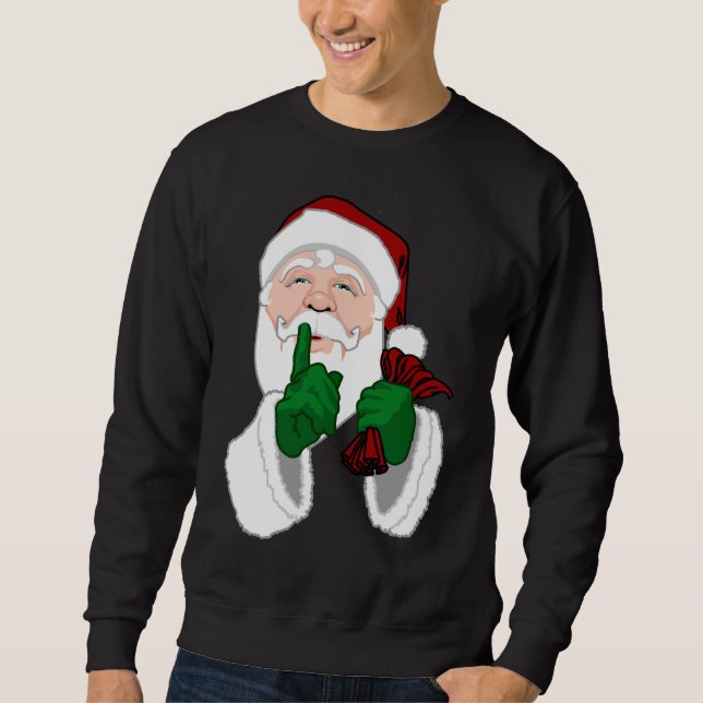 Jultomten Sweatshirt Classic Santa Sweatshirtss (Framsida)